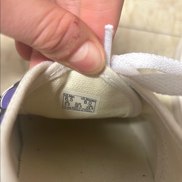 Vans size 8 Women's Floral Canvas Sneakers Multicolor LIKE NEW AMAZING CONDITION - Picture 11 of 13